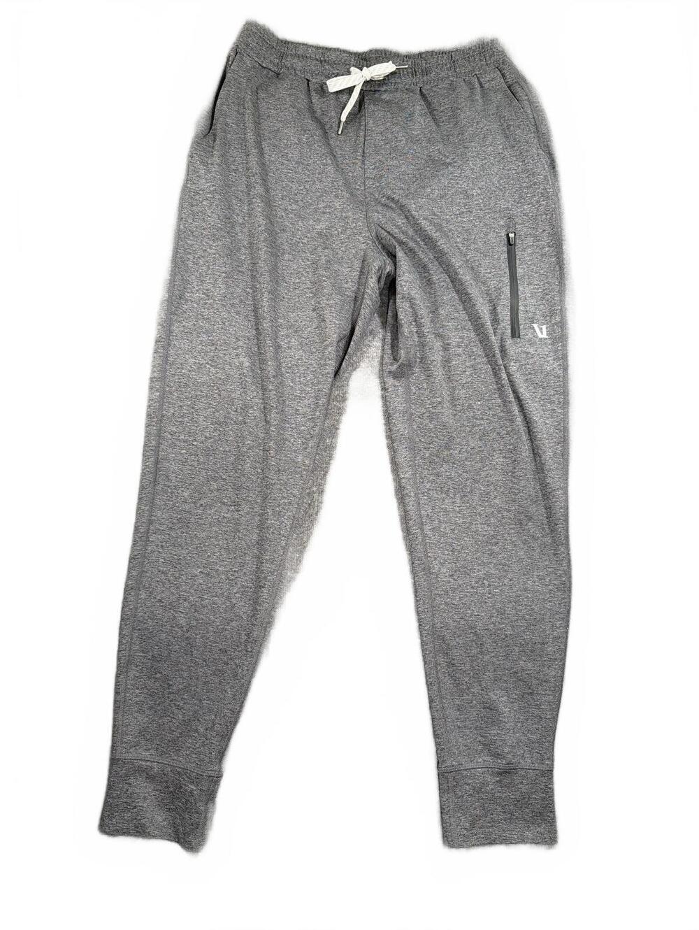 Vuori Sunday Performance Jogger Men's Gray with Zipper Pocket Size S V416